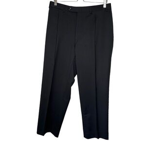 Canali mens black wool trouser pants size IT 54 regular